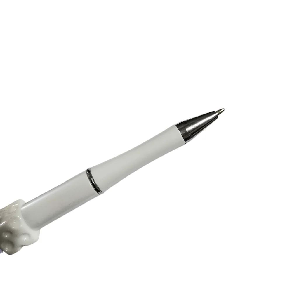 Hello Kitty Cupcake Beaded Ballpoint Twist Pen White Topper
